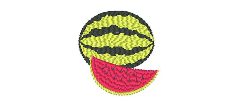 Watermelon embroidery design