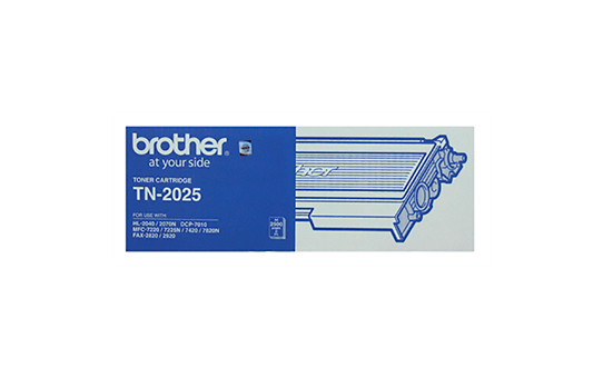 TN2025 black standard yield toner (2,500 pages) for Brother laser printer