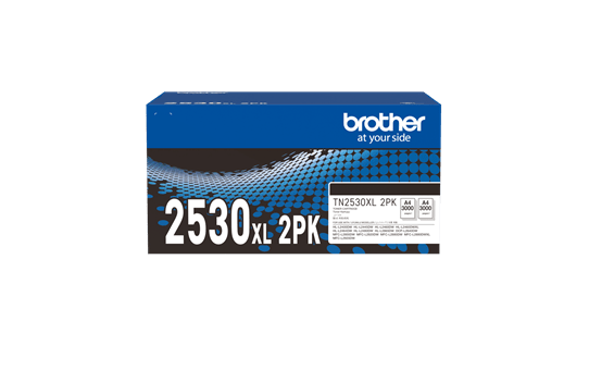 TN2530XL2PK Black Toner 2-Pack 