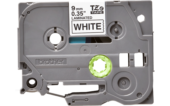 Genuine Brother TZe-221 Labelling Tape – Black on White, 9mm wide