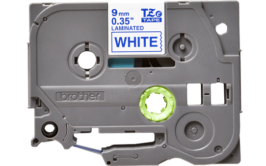 Genuine Brother TZe-223 Labelling Tape Cassette – Blue on White, 9mm wide