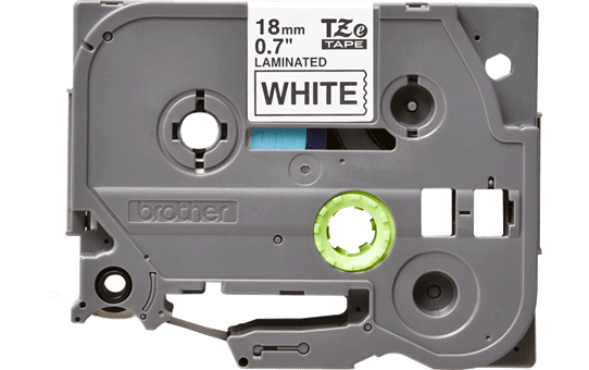 Genuine Brother TZe-241 Labelling Tape Cassette – Black on White, 18mm wide